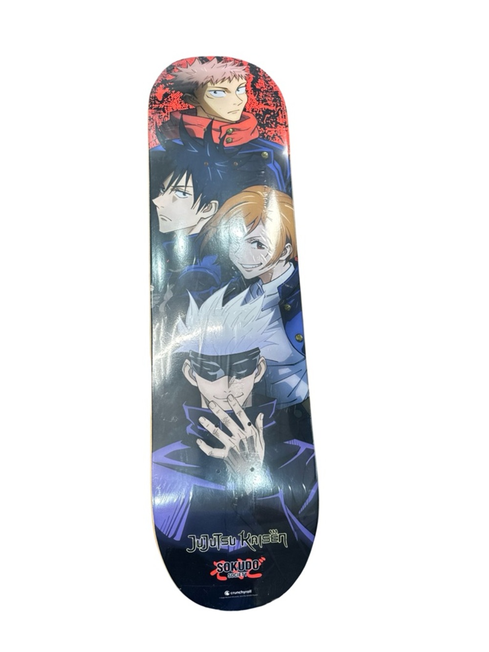 Jujutsu Kaisen Skate Deck Gojo Yuji Black Red Blue Anime Collector Board